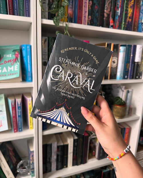 Hand painted 'Caraval'-trilogy